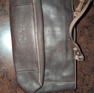 Coach Brown Leather Toiletry Pouch